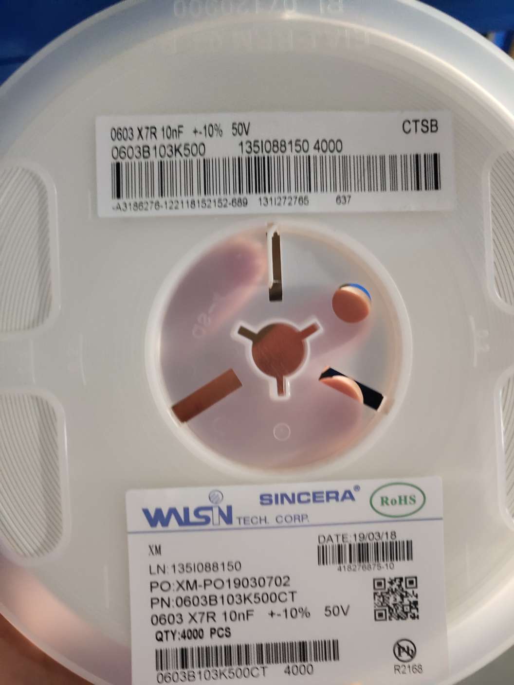0603B103K500CT