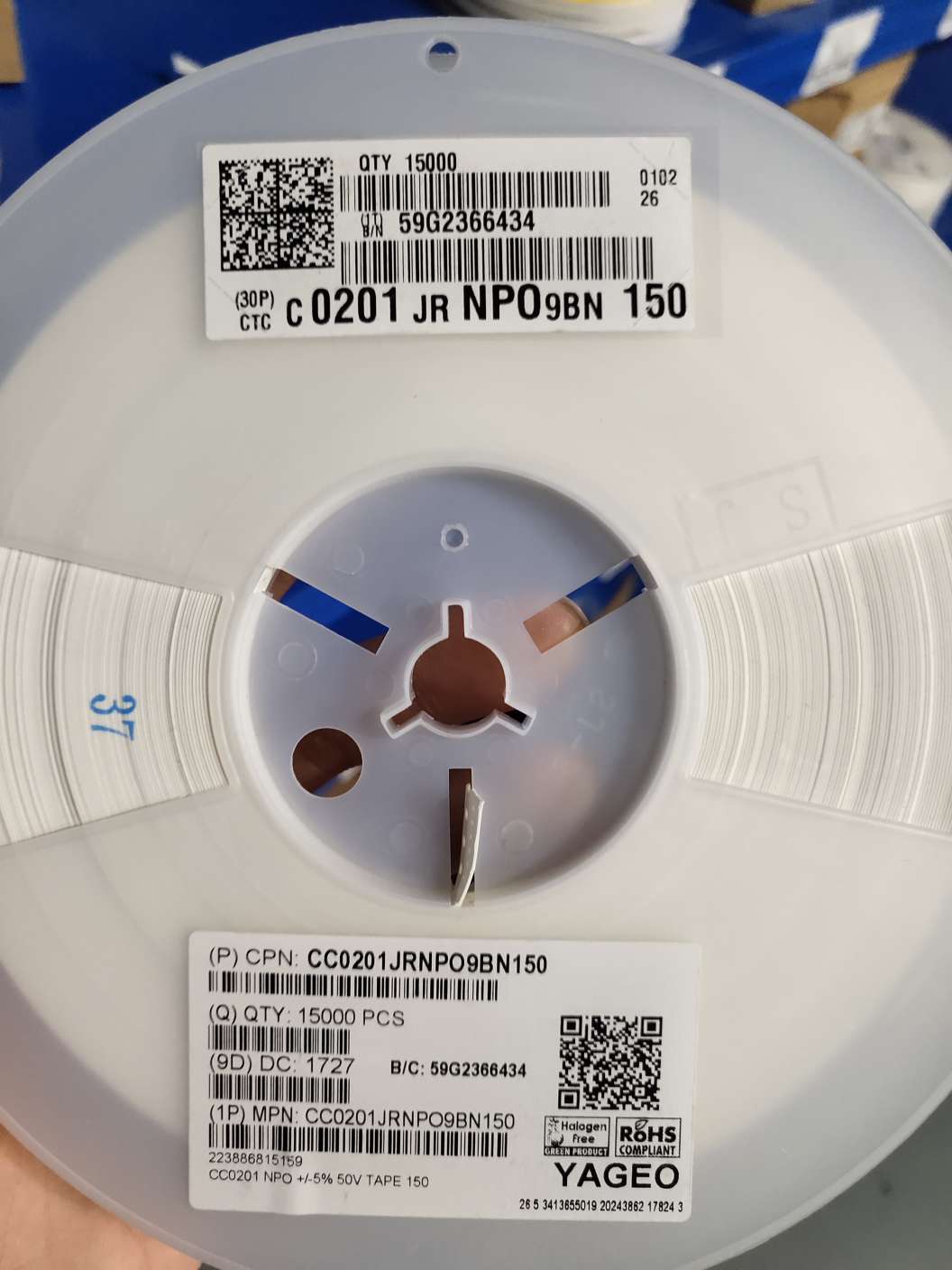 CC0201JRNPO9BN150