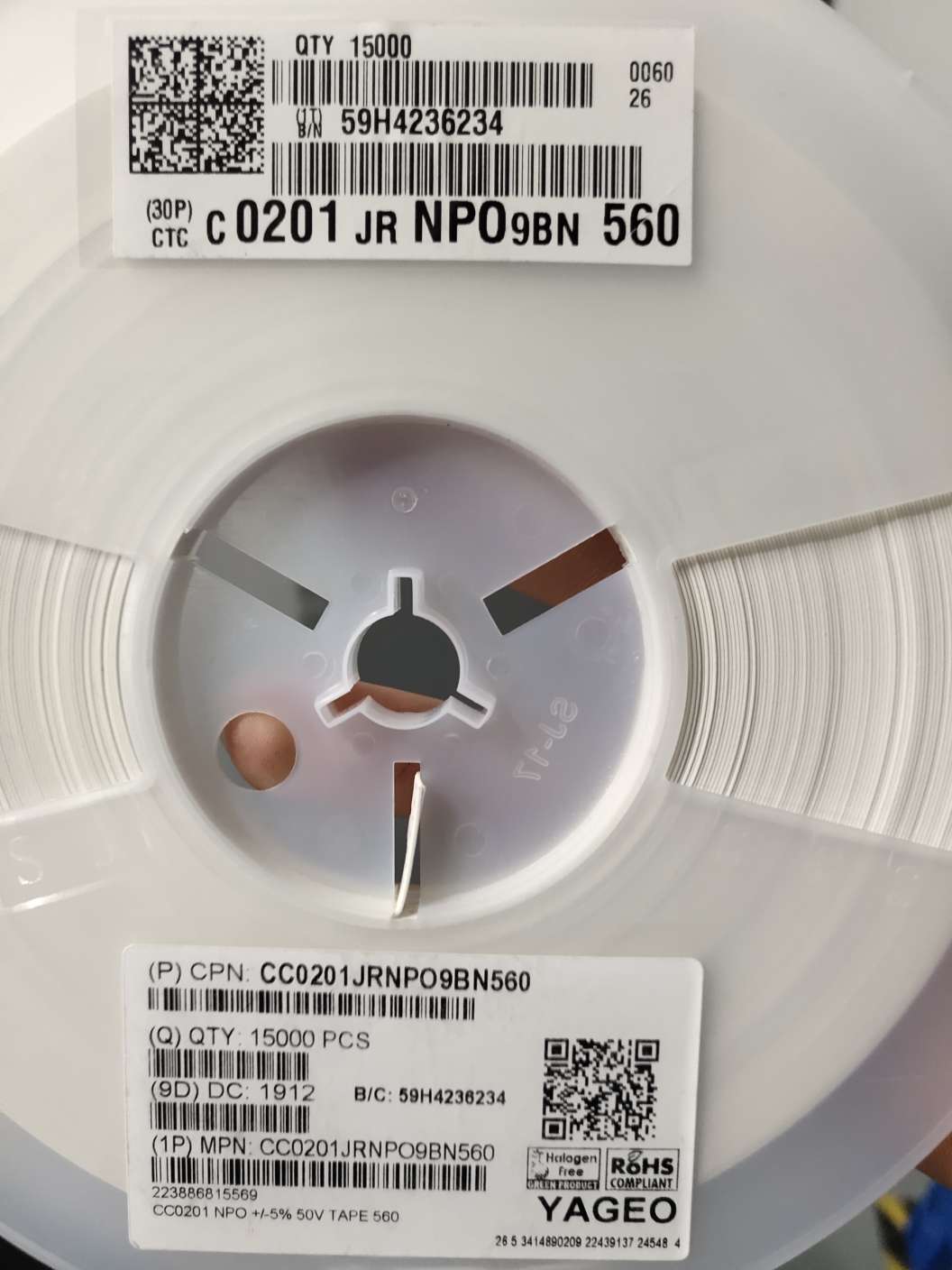 CC0201JRNPO9BN560