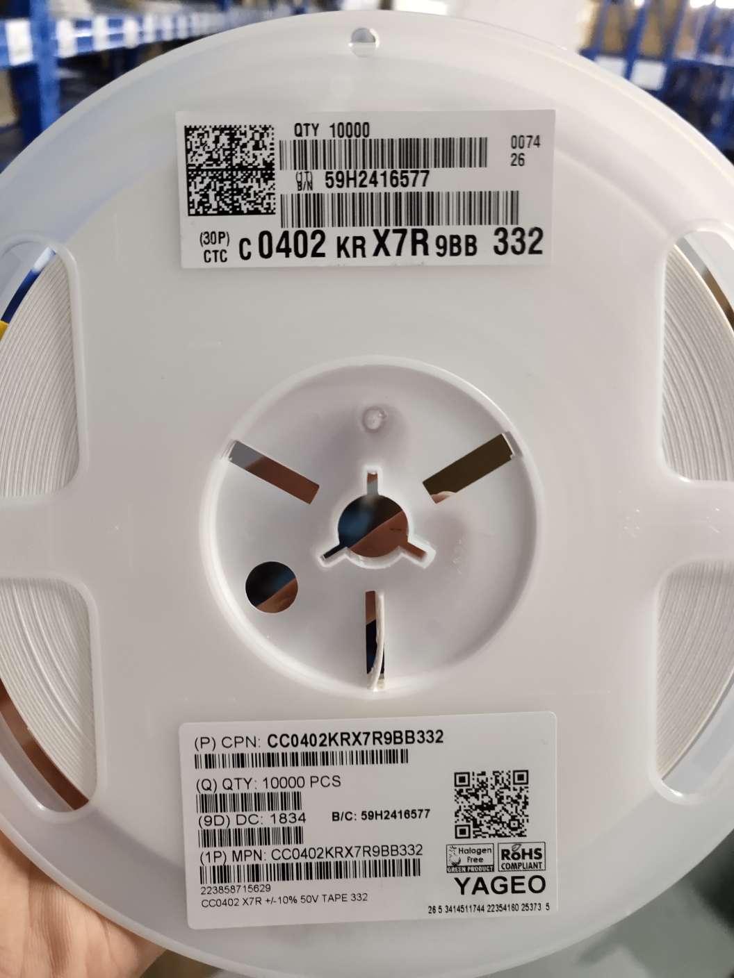 CC0402KRX7R9BB332