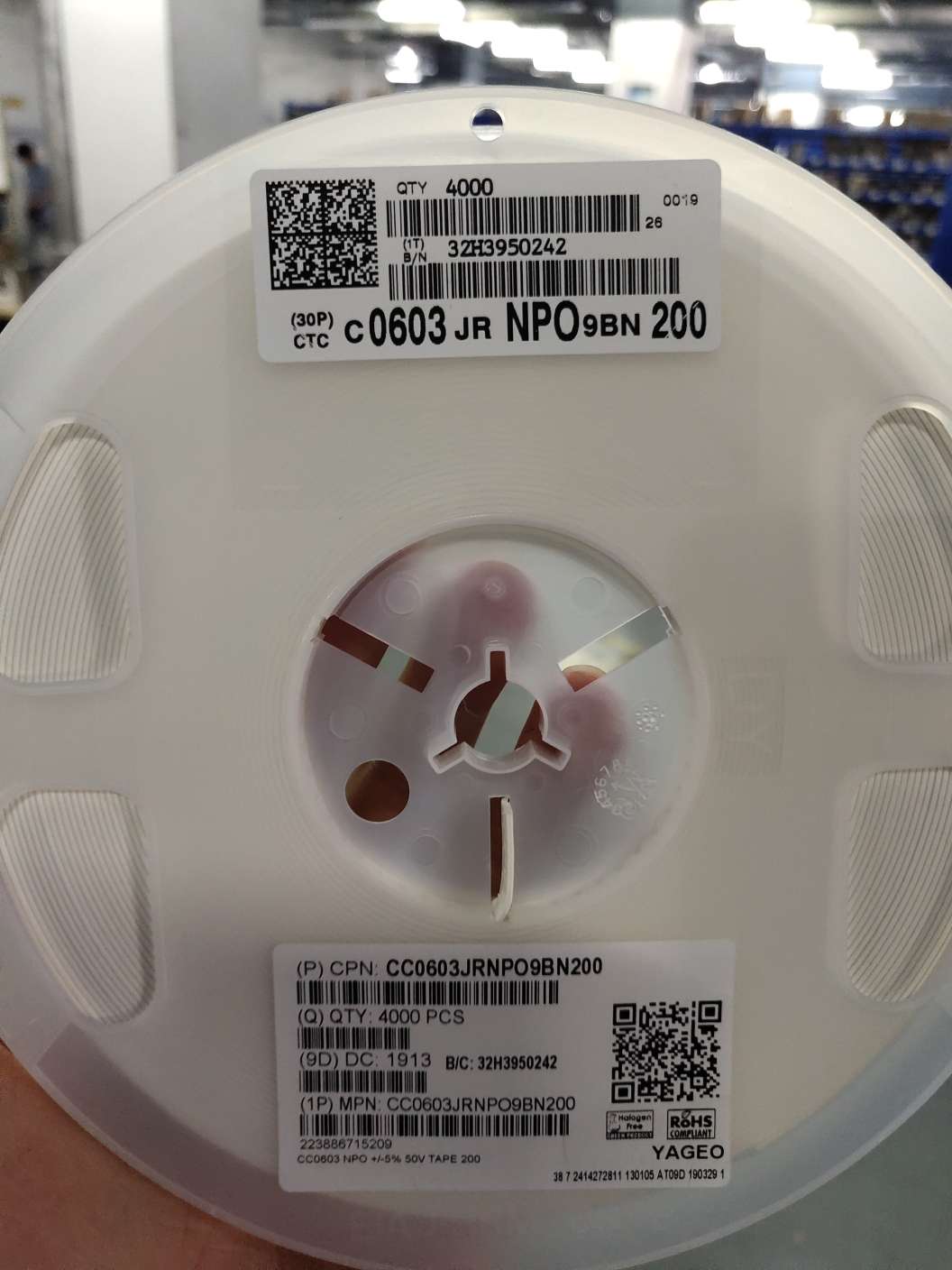CC0603JRNPO9BN200