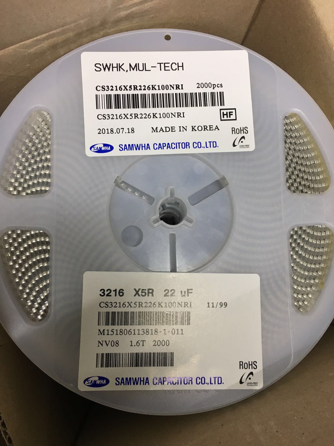 CS3216X5R226K100NRI