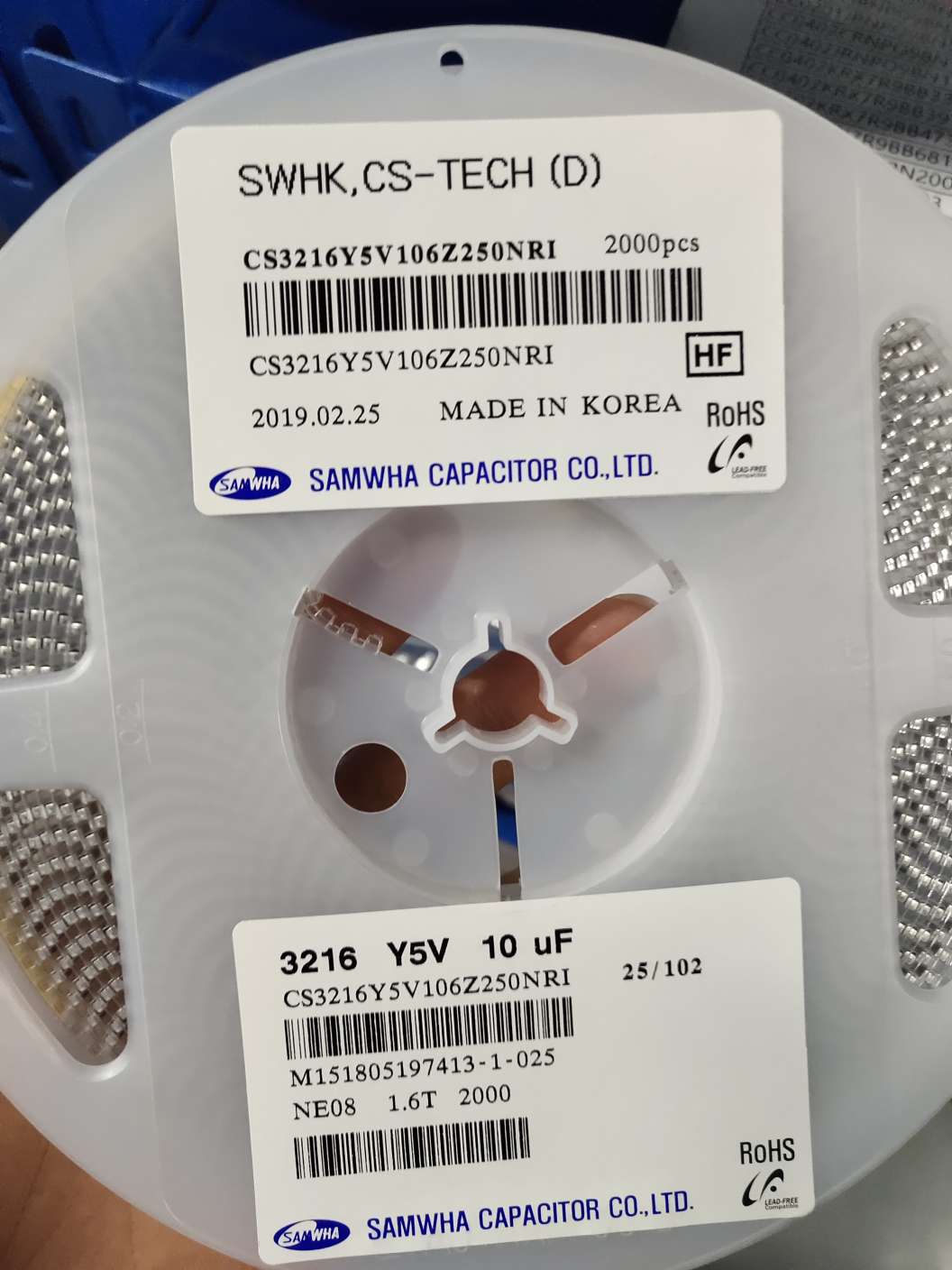CS3216Y5V106Z250